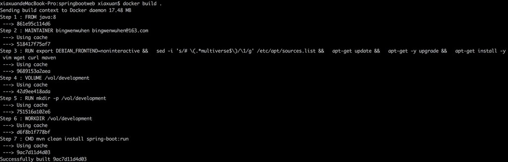 將spring boot應用打入docker中運行的實現方法