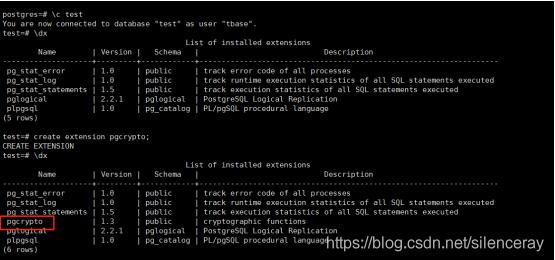 postgresql 中的加密擴展插件pgcrypto用法說明