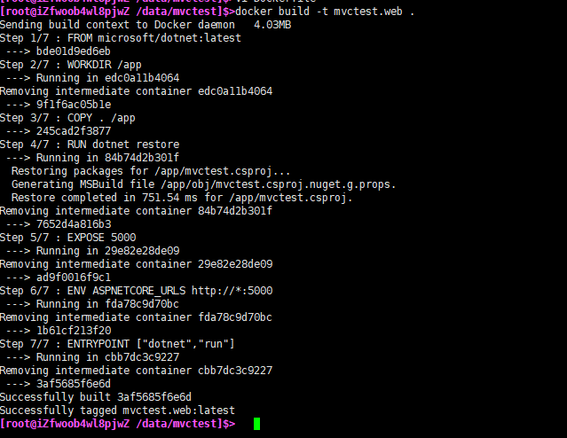 .NETCore Docker實現容器化與私有鏡像倉庫管理
