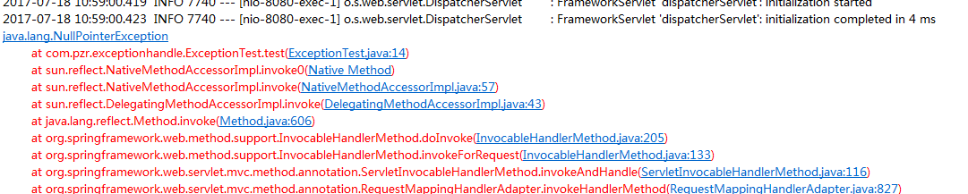 SpringBoot學習之全局異常處理設置（返回JSON）