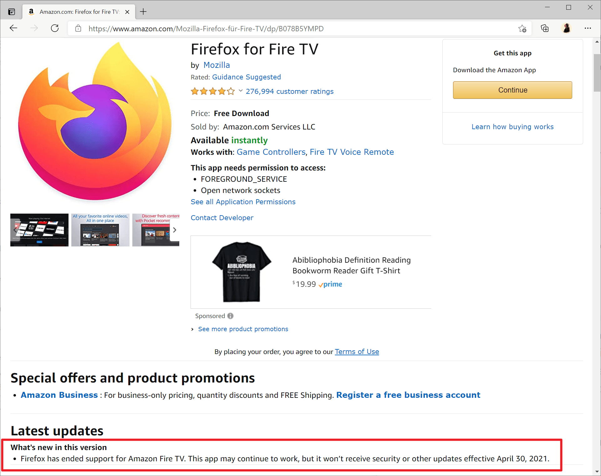 Mozilla 將終止對(duì) Firefox for Fire TV 瀏覽器的支持