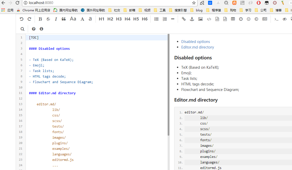 SpringBoot使用Editor.md構建Markdown富文本編輯器示例