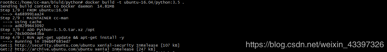 Docker制作Python運(yùn)行環(huán)境基礎(chǔ)鏡像的方法步驟