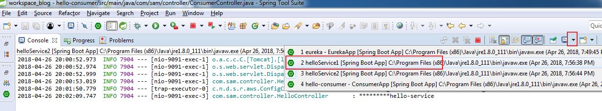 spring cloud 使用Eureka 進行服務治理方法