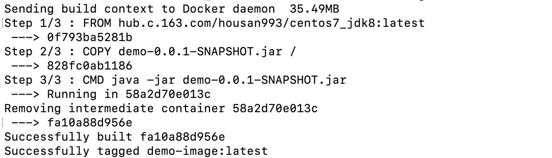 docker啟動Java程序的方法步驟
