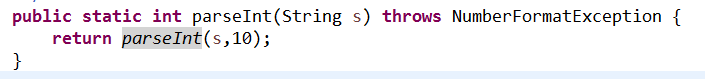Java中Integer.valueOf,parsetInt() String.valueOf的區別和結果代碼解析