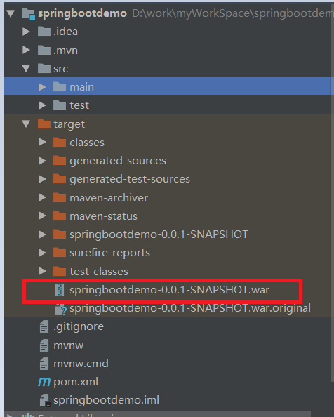 運用springboot搭建并部署web項目的示例