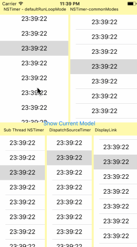 iOS之UITableView計時器的實現方式總結(NSTimer、DispatchSource、CADisplayLink)