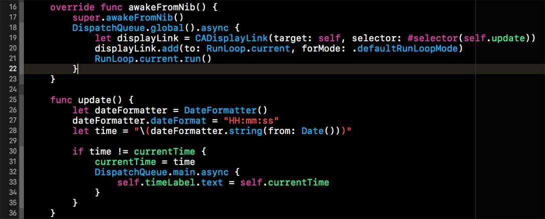 iOS之UITableView計時器的實現方式總結(NSTimer、DispatchSource、CADisplayLink)