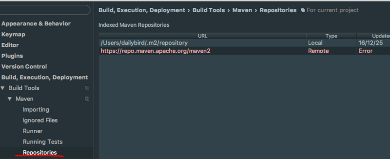 IDEA Maven 配置備忘筆記