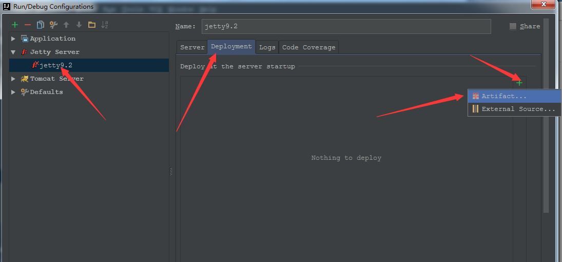 IntelliJ IDEA使用tomcat和jetty配置詳解