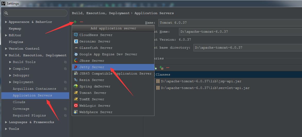 IntelliJ IDEA使用tomcat和jetty配置詳解