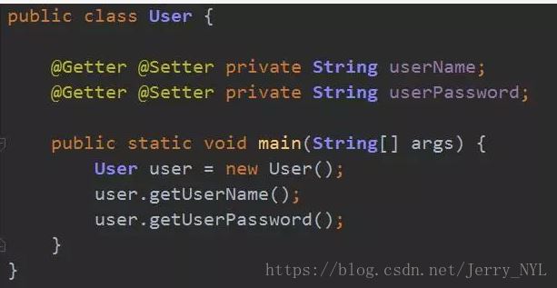 基于idea 的 Java中的get/set方法之優雅的寫法