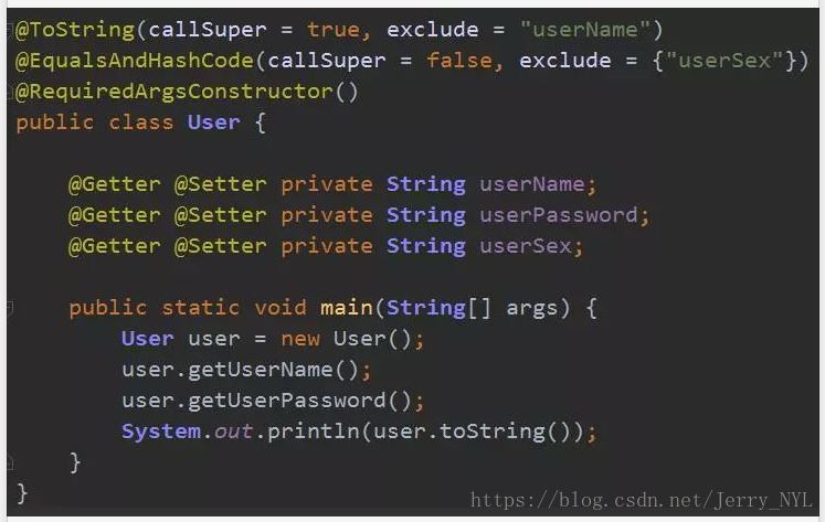 基于idea 的 Java中的get/set方法之優雅的寫法