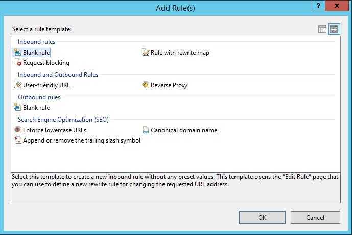 URL Rewrite Module 2.1 URL重寫模塊規則寫法