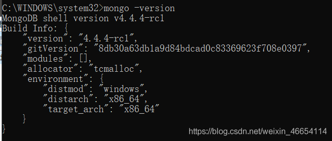 2021最新版windows10系統MongoDB數據庫安裝及配置環境