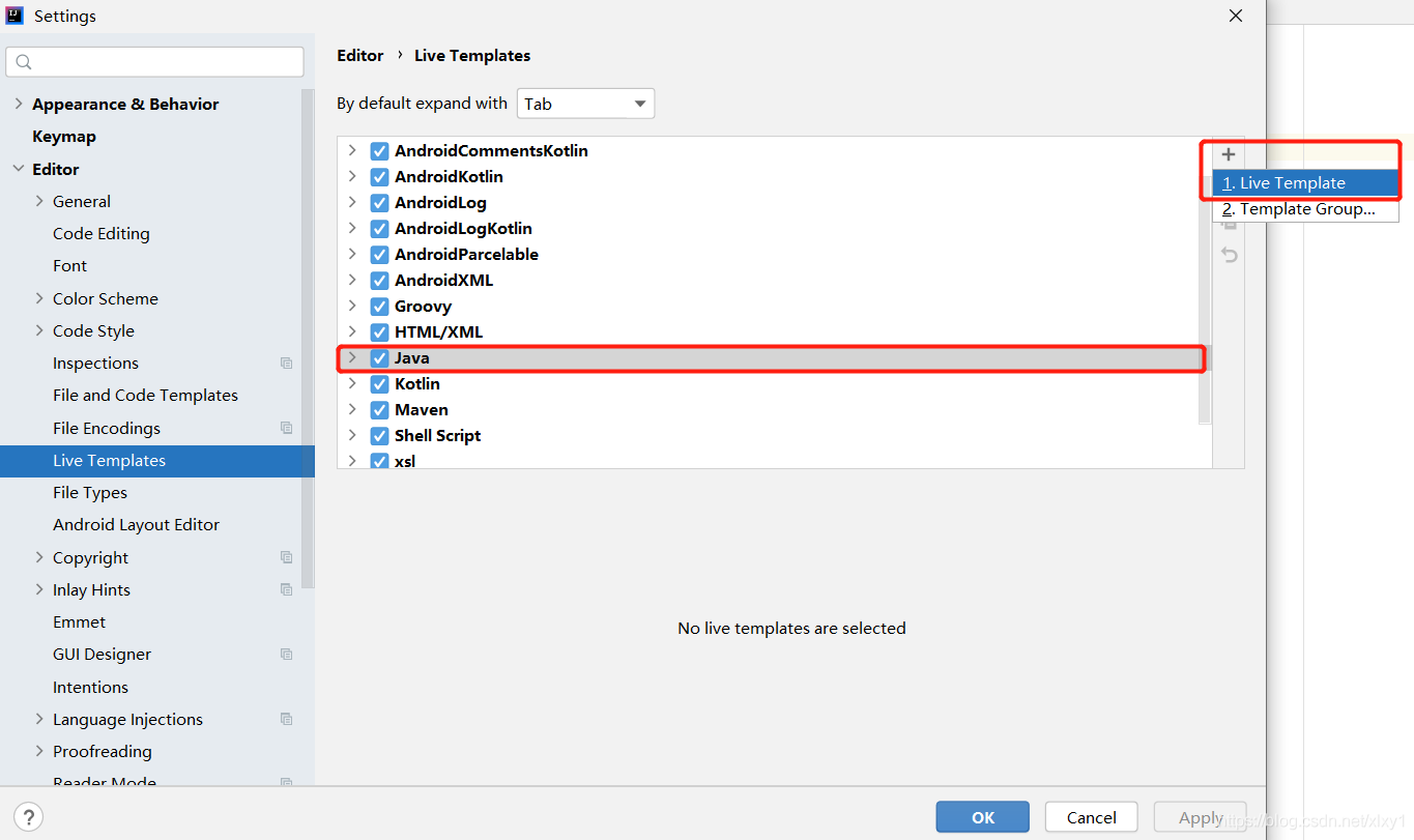 IntelliJ IDEA自定義代碼提示模板Live Templates的圖文教程