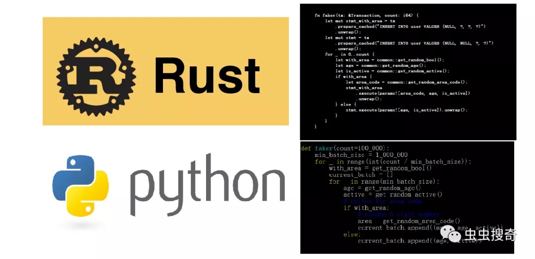 在SQLite中插入10億條Python VS Rust