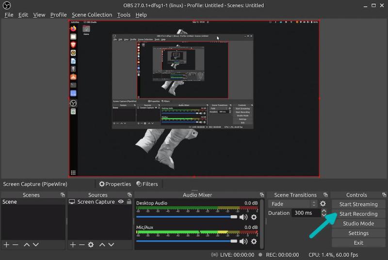 在 Linux 中使用 OBS 和 Wayland 進行屏幕錄制
