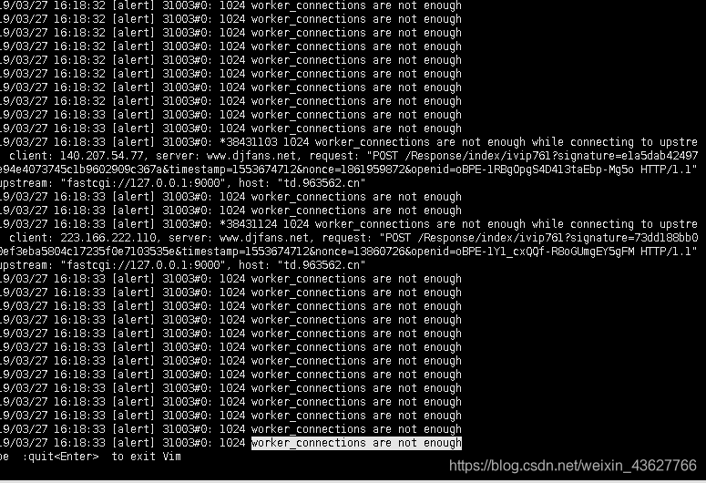 nginx服務器異常502 bad gateway原因排查