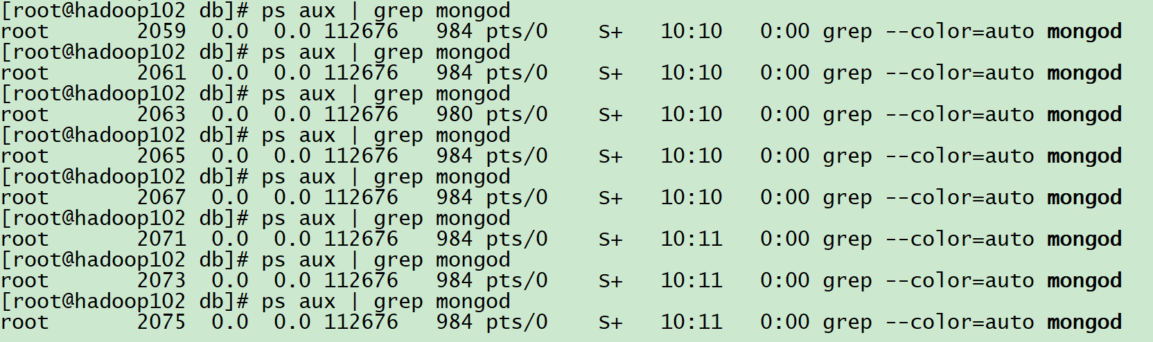 mongodb啟動異常：about to fork child process, waiting until server is ready for connection