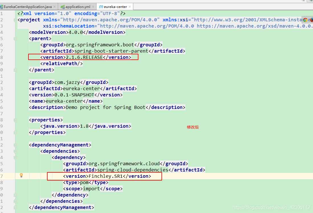 springBoot整合Eureka啟動失敗的解決方案