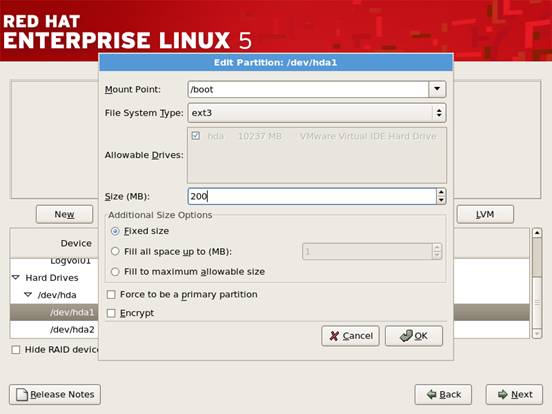 HP服務器用戶安裝REDHAT 5.5手冊在線圖文教程