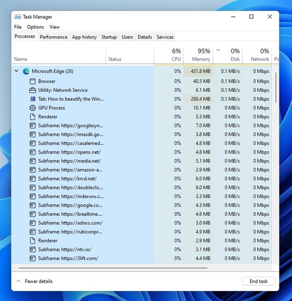 經(jīng)典功能新改進(jìn)!Windows 11任務(wù)管理器迎來(lái)新特性 經(jīng)典功能新改進(jìn)!Windows 11任務(wù)管理器迎來(lái)新特性