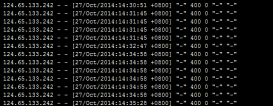 Linux服務器nginx訪問日志里出現大量http 400錯誤的請求分析