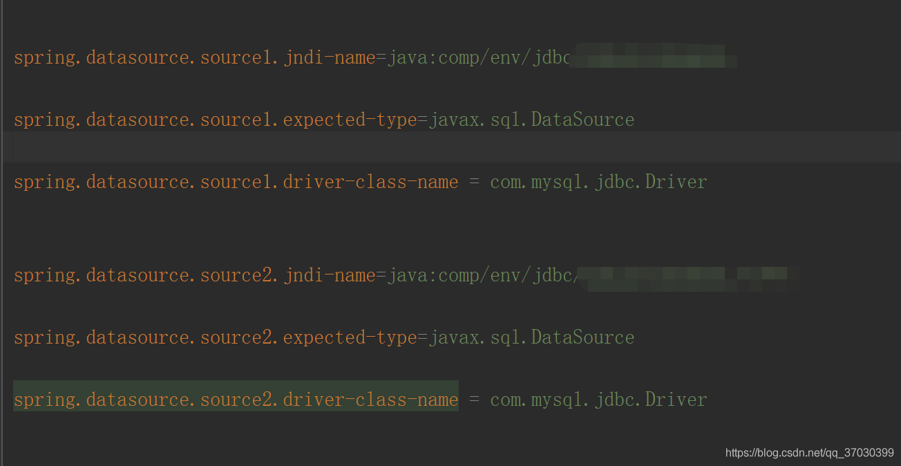 springboot 如何配置多個jndi數據源