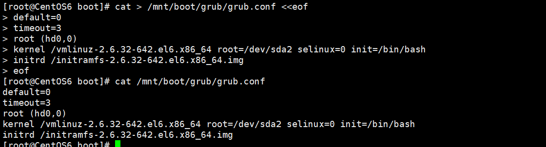 linux grub的啟動加密及刪除恢復方法