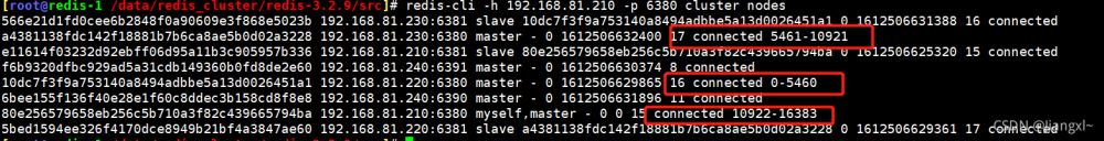 Redis Cluster集群收縮主從節(jié)點(diǎn)詳細(xì)教程