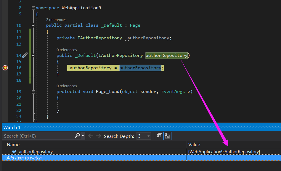 在ASP.Net Web Forms中使用依賴注入的步驟