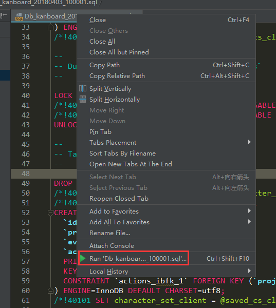 DataGrip 數(shù)據(jù)導出與導入的實現(xiàn)示例