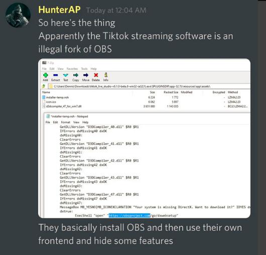 違規使用 OBS 等源碼，抖音海外版被舉報