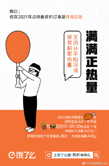2021餓了么我的年終禮 餓了么年度總結盤點