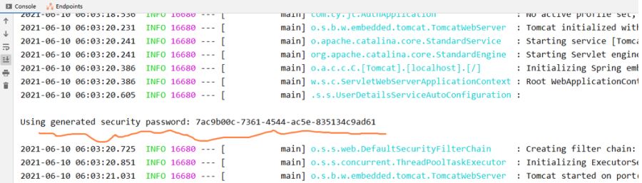 SpringBoot工程中Spring Security應用實踐記錄流程分析
