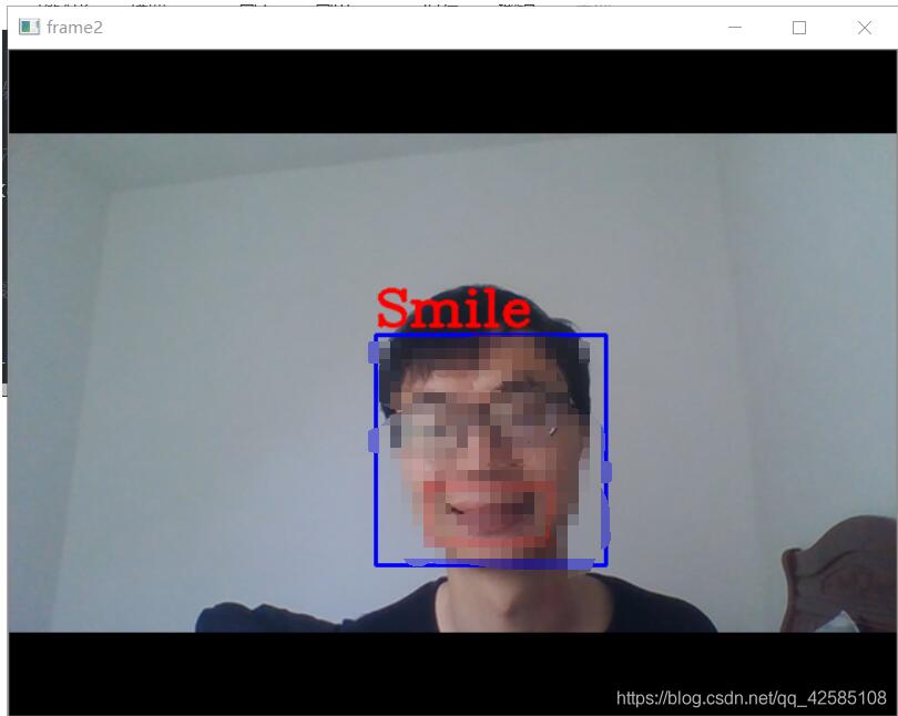 基于python+opencv調用電腦攝像頭實現實時人臉眼睛以及微笑識別