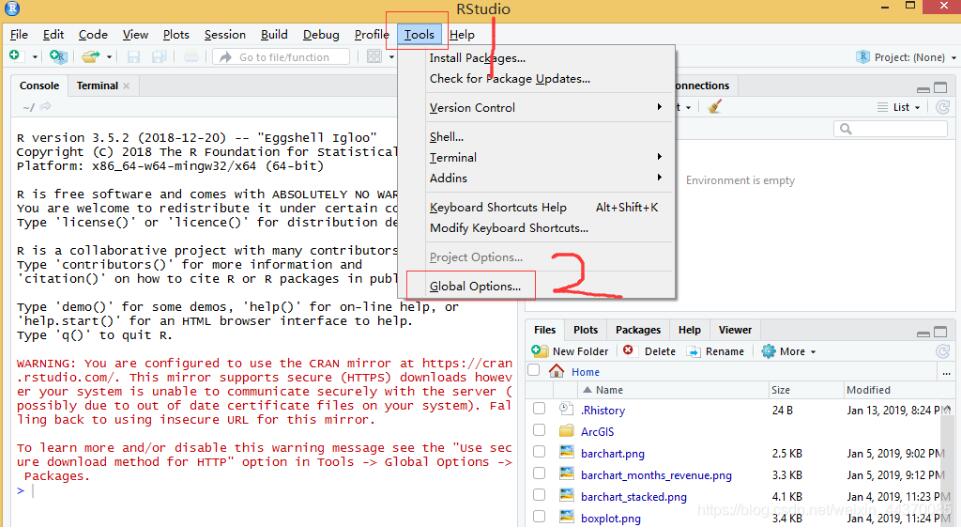 Rstudio 修改工作路徑(三種方法總結)