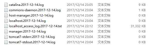 tomcat logs 目錄下各日志文件的解析(小結)