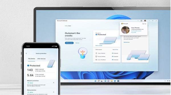 微軟 Defender Windows 11 版全新界面再曝光，還將登陸安卓手機和 Mac 設備