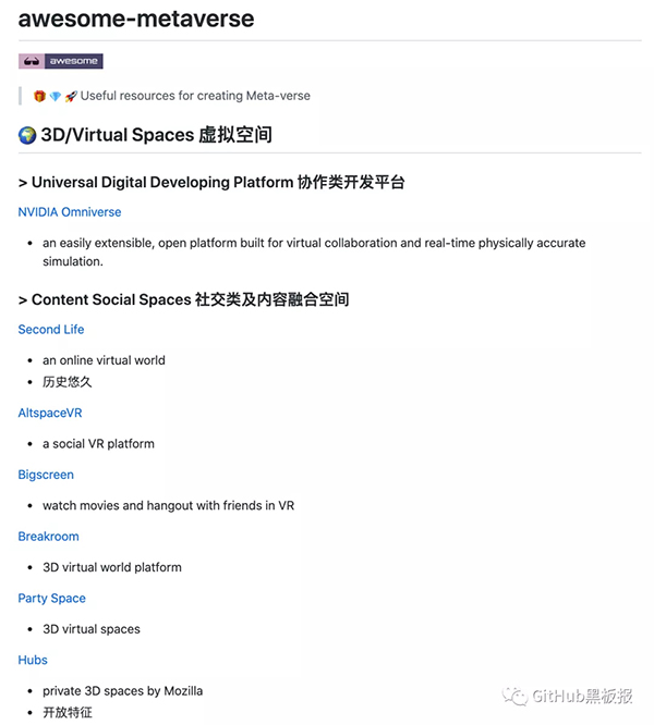 元宇宙很火！這些開源項目，你千萬不能錯過