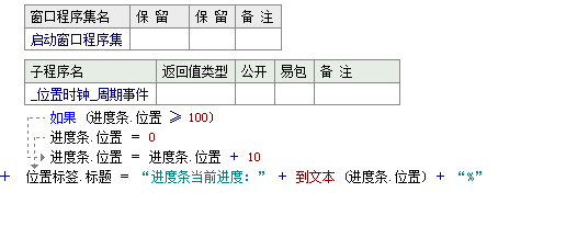 易語言將進度條當前進度顯示出來的方法