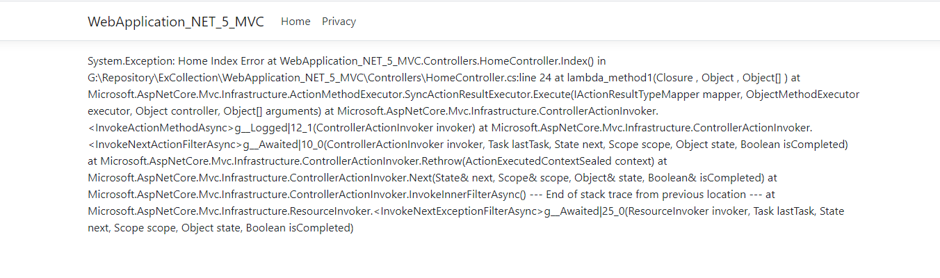 理解ASP.NET Core 錯(cuò)誤處理機(jī)制(Handle Errors)