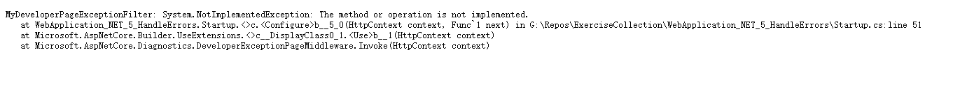 理解ASP.NET Core 錯(cuò)誤處理機(jī)制(Handle Errors)