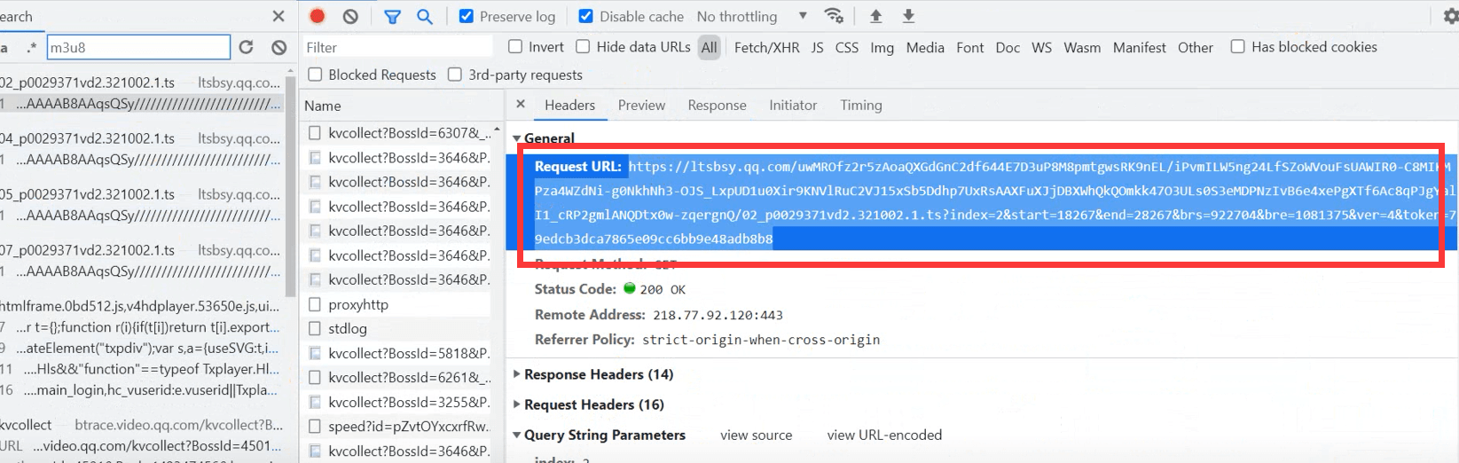 Python爬蟲小練習(xí)之爬取并分析騰訊視頻m3u8格式