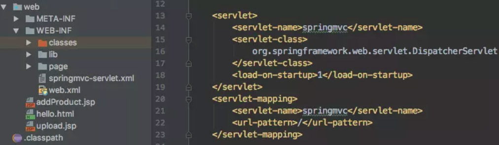 SpringMVC xml文件路徑在web.xml中的配置方式