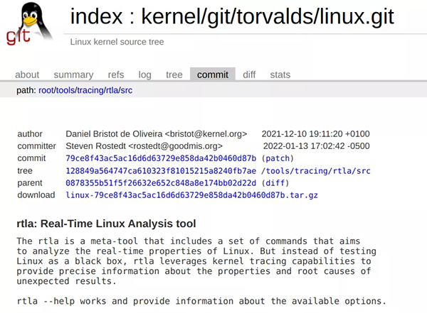 Linux 5.17引入“RTLA”：實時Linux性能分析與追蹤工具