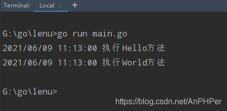 Golang動態調用方法小結