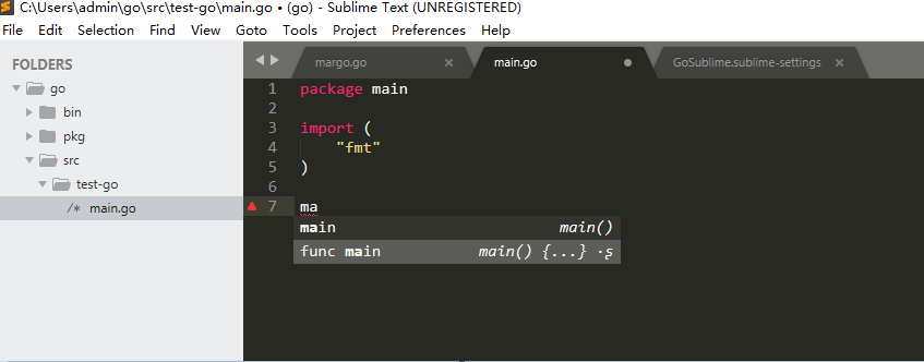go語言開發(fā)環(huán)境配置(sublime text3+gosublime)